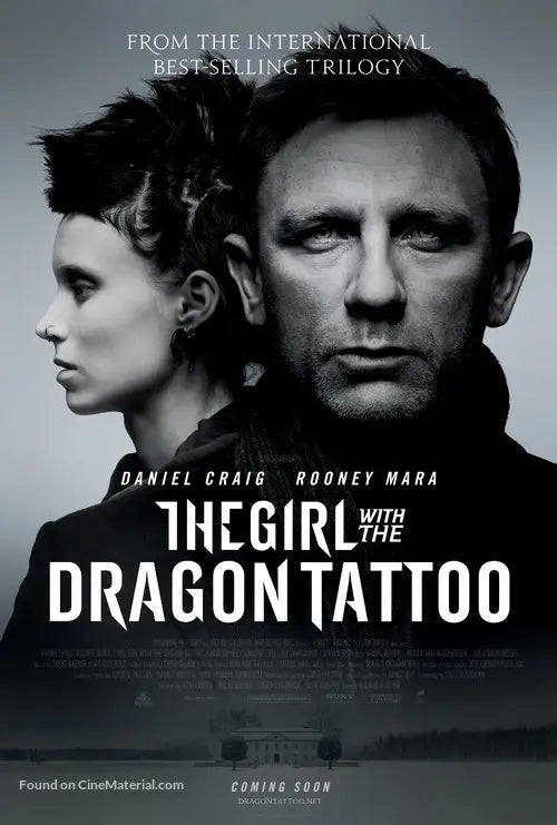The Girl with the Dragon Tattoo Cinema Movie Poster A2 Size