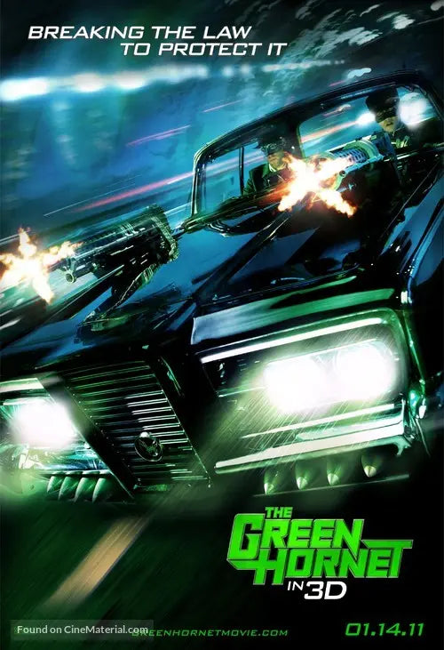 The Green Hornet Cinema Movie Poster A2 Size