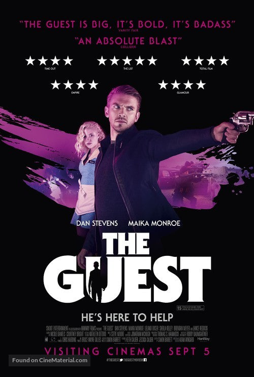 The Guest Cinema Movie Poster A2 Size