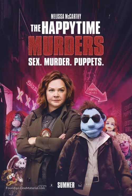 Pixel Demon The Happytime Murders Movie Poster A2 Size