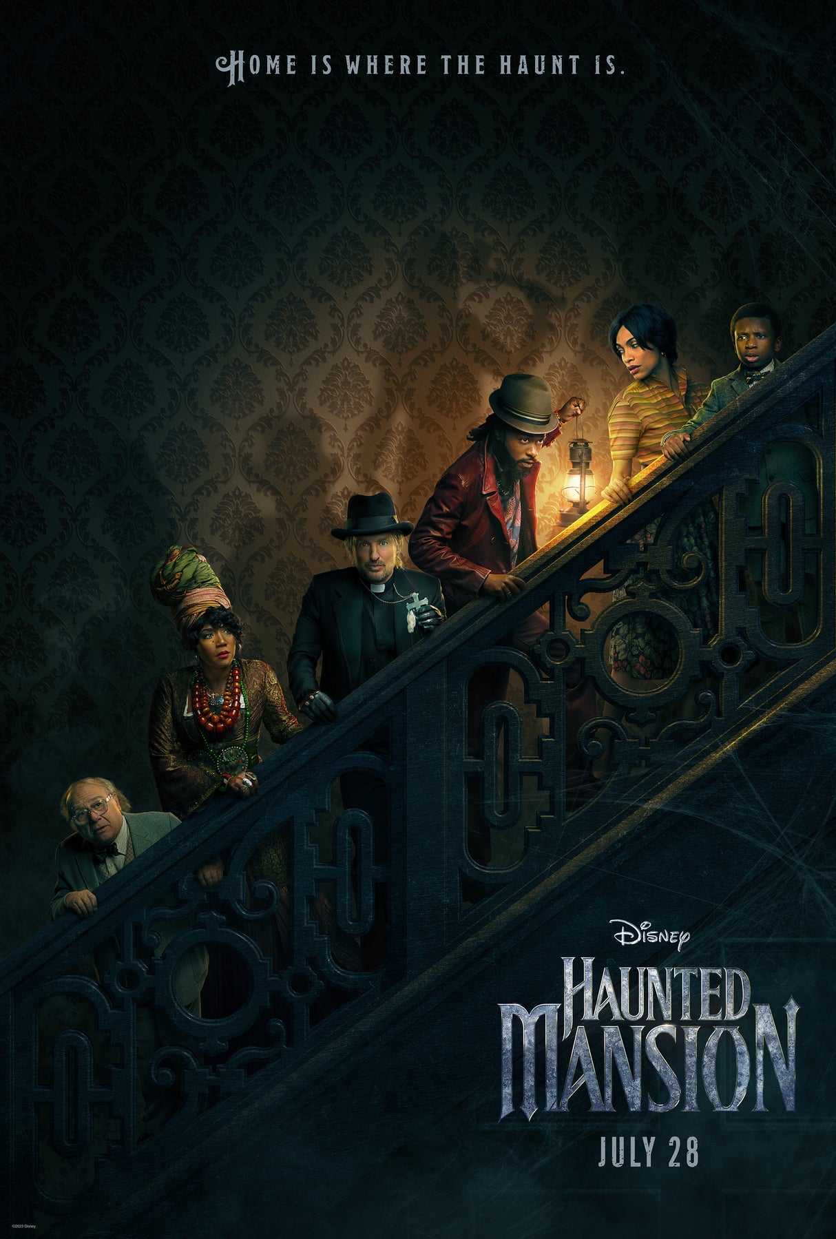 The Haunted Mansion A2 Size Movie Poster-Pixel Demon