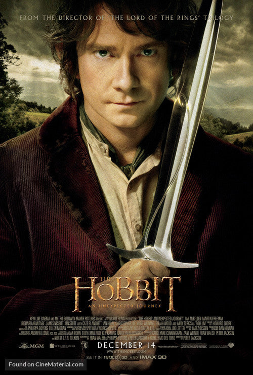The Hobbit: An Unexpected Journey A2 Movie Poster-Pixel Demon