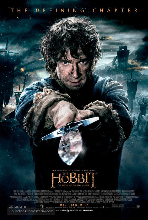 The Hobbit: The Battle of the Five Armies A2 Movie Poster-Pixel Demon