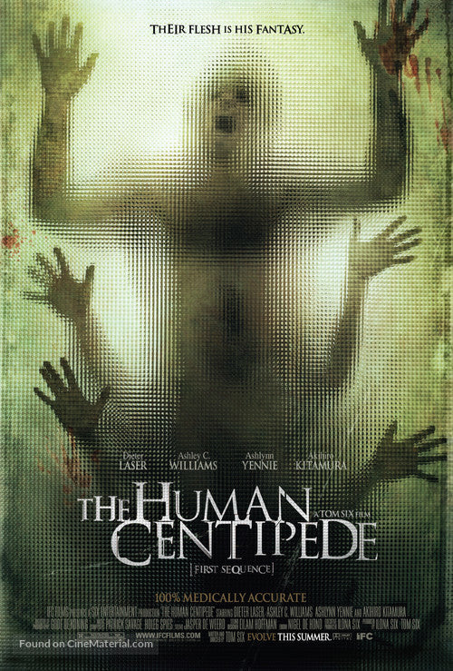 The Human Centipede (First Sequence) A2 Movie Poster-Pixel Demon
