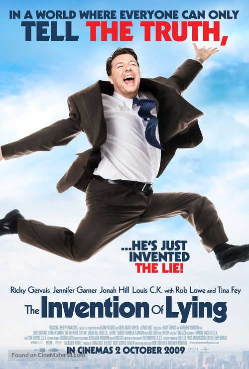 The Invention of Lying Cinema Movie Poster A2 Size