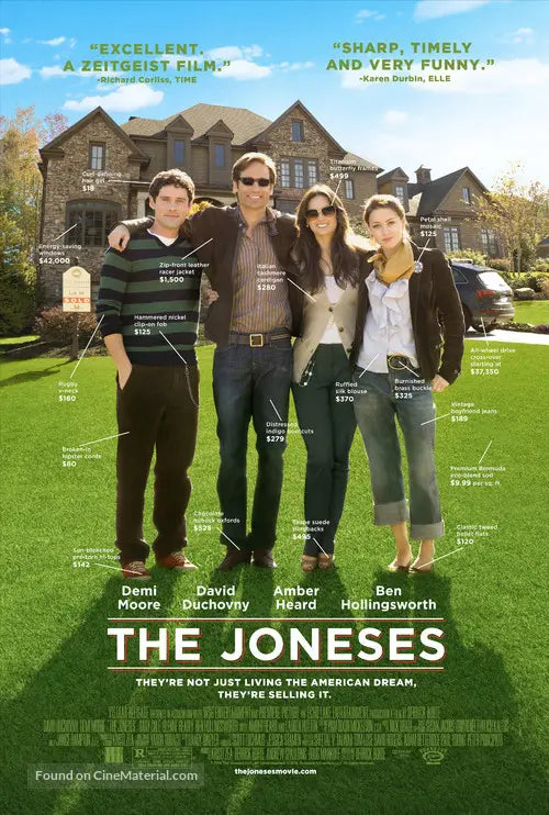 Pixel Demon The Joneses Movie Poster A2 Size