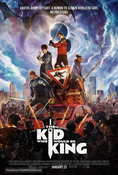 Pixel Demon The Kid Who Would Be King Movie Poster A2 Size