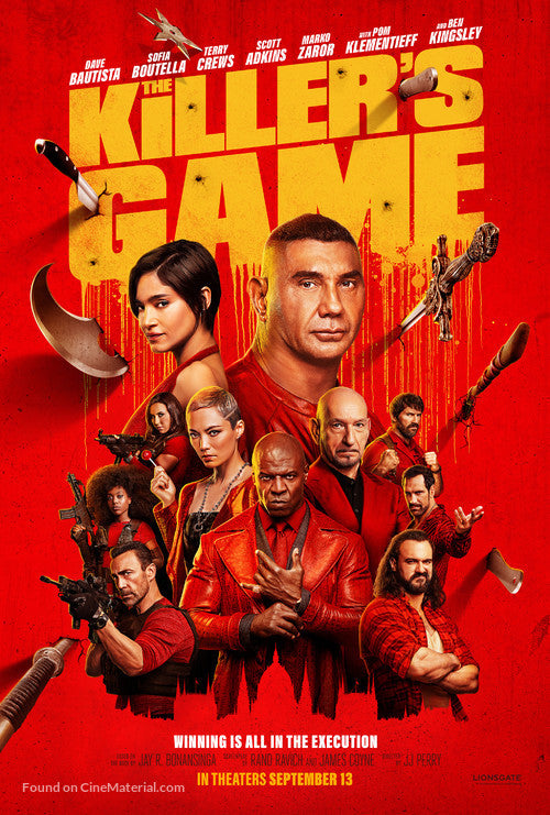 The Killer's Game Cinema Movie Poster Version 1
