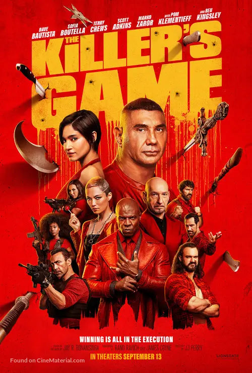 The Killer's Game Cinema Movie Poster Version 1