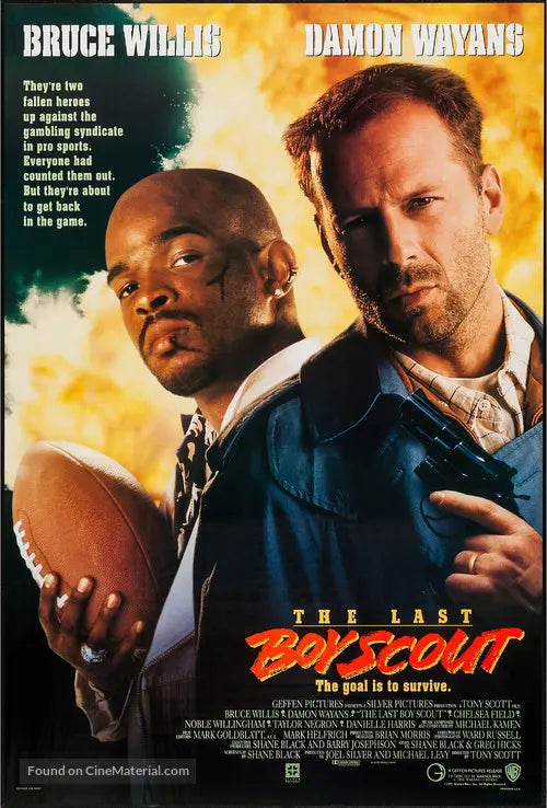 The Last Boy Scout Cinema Movie Poster A2 Size