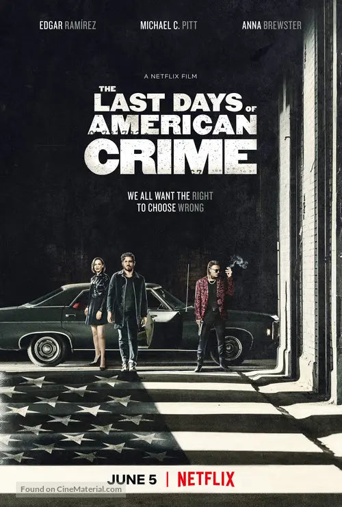 Pixel Demon The Last Days of American Crime Movie Poster A2 Size