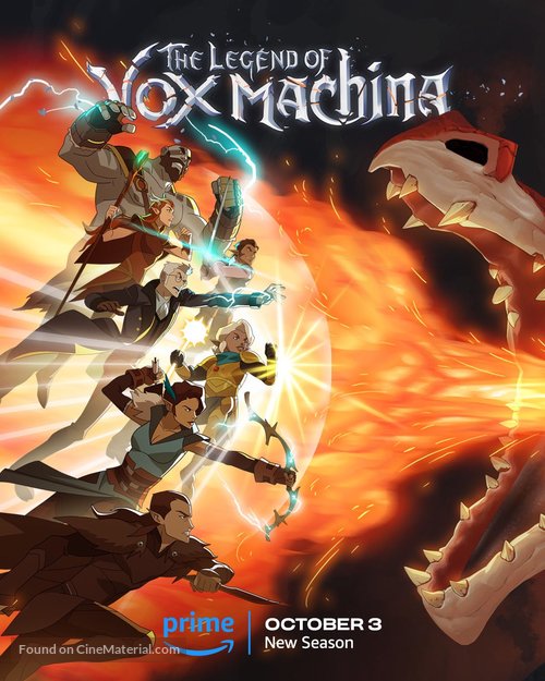 The Legend of Vox Machina TV Series Poster A2 Size Version 2