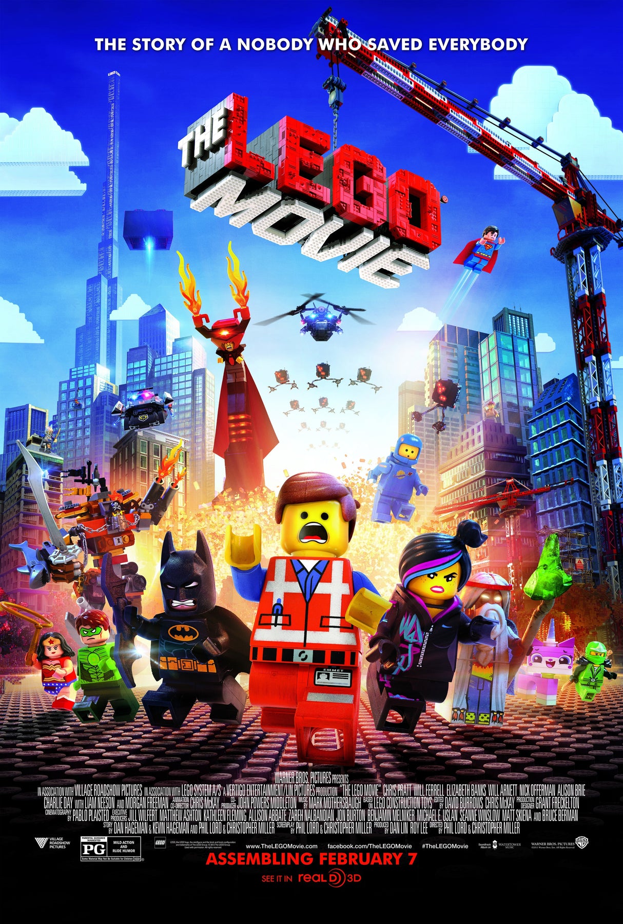 The Lego Movie A2 Size Movie Poster-Pixel Demon