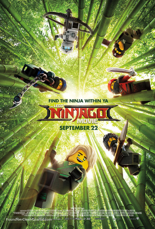 The Lego Ninjago Movie Cinema Movie Poster A2 Size