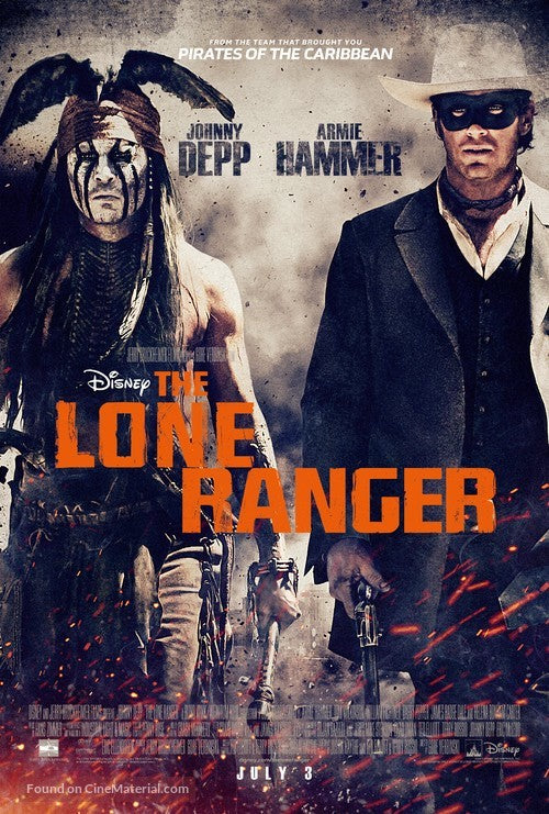 The Lone Ranger A2 Movie Poster-Pixel Demon