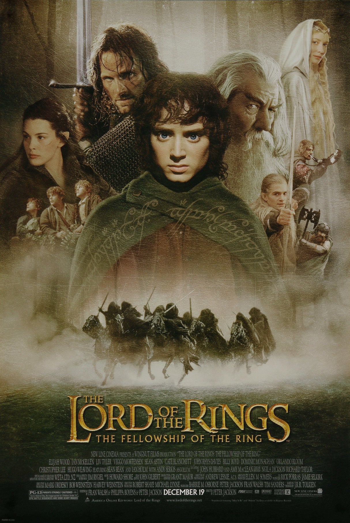The Lord of the Rings: The Fellowship of the Ring A2 Size Movie Poster-Pixel Demon