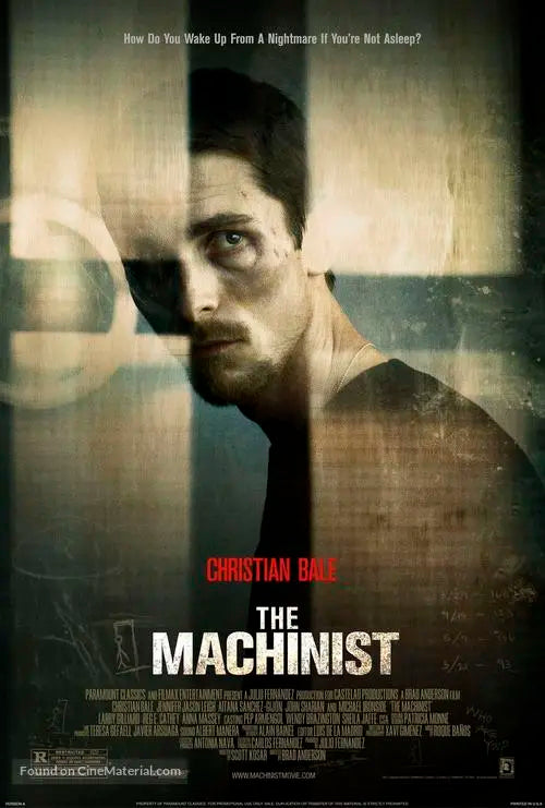 Pixel Demon The Machinist Movie Poster A2 Size