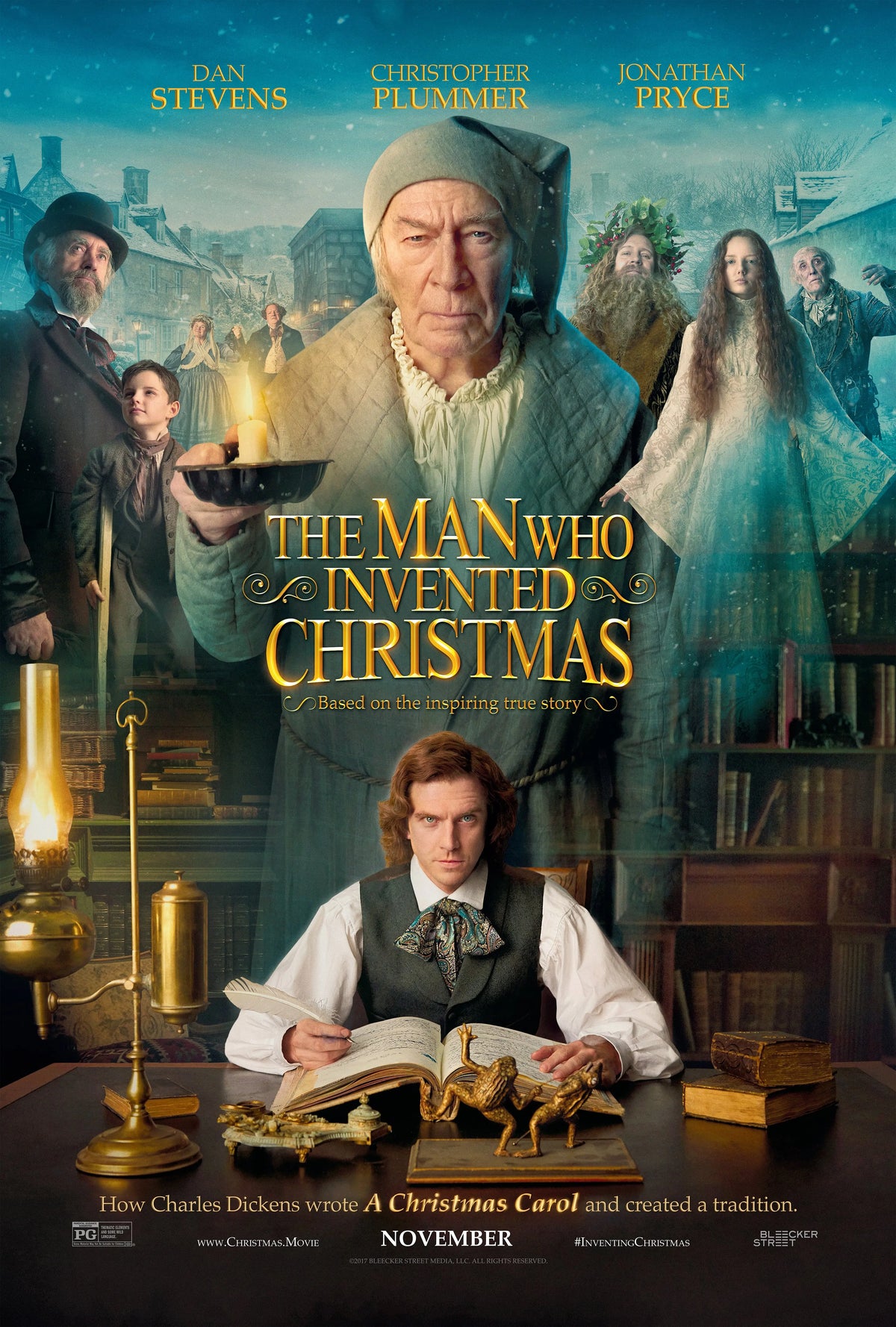 The Man Who Invented Christmas A2 Size Movie Poster-Pixel Demon