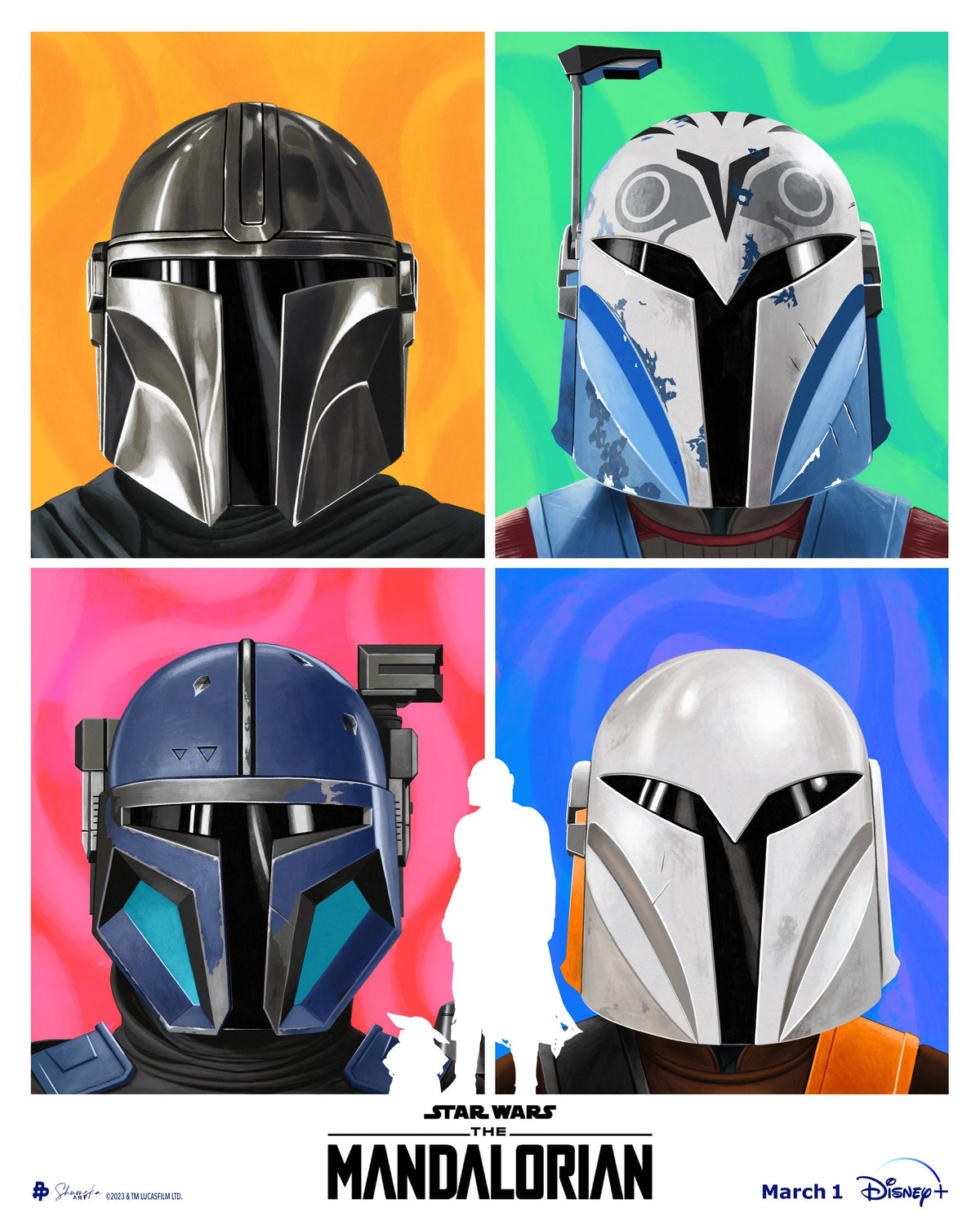 The Mandalorian Design 13 A2 Size Posters-Pixel Demon