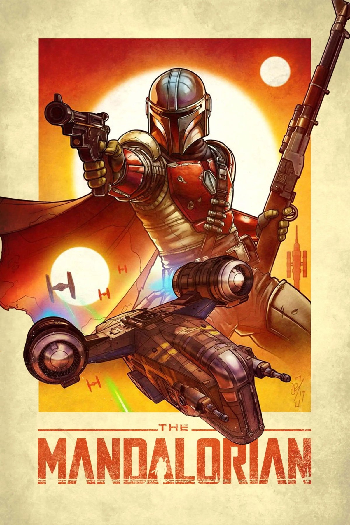 The Mandalorian Design 15 A2 Size Posters-Pixel Demon