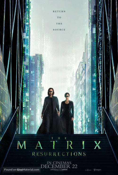 The Matrix Resurrections A2 Movie Poster-Pixel Demon