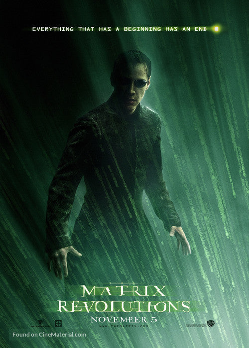 The Matrix Revolutions A2 Movie Poster-Pixel Demon