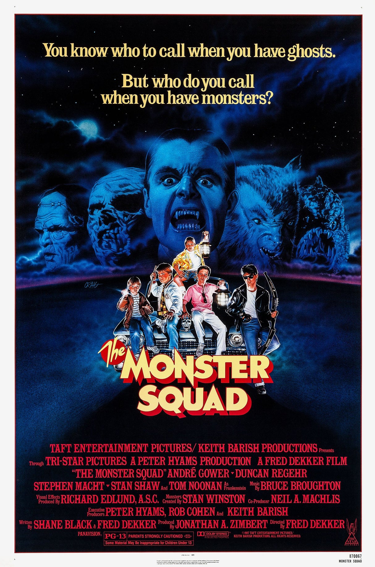 The Monster Squad A2 Size Movie Poster-Pixel Demon