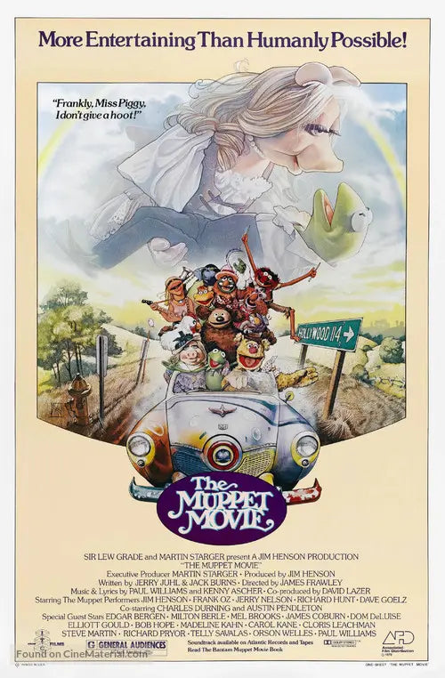 The Muppet Movie Cinema Movie Poster A2 Size