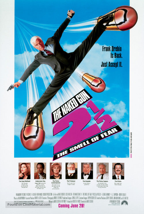 The Naked Gun 2½: The Smell of Fear A2 Movie Poster-Pixel Demon