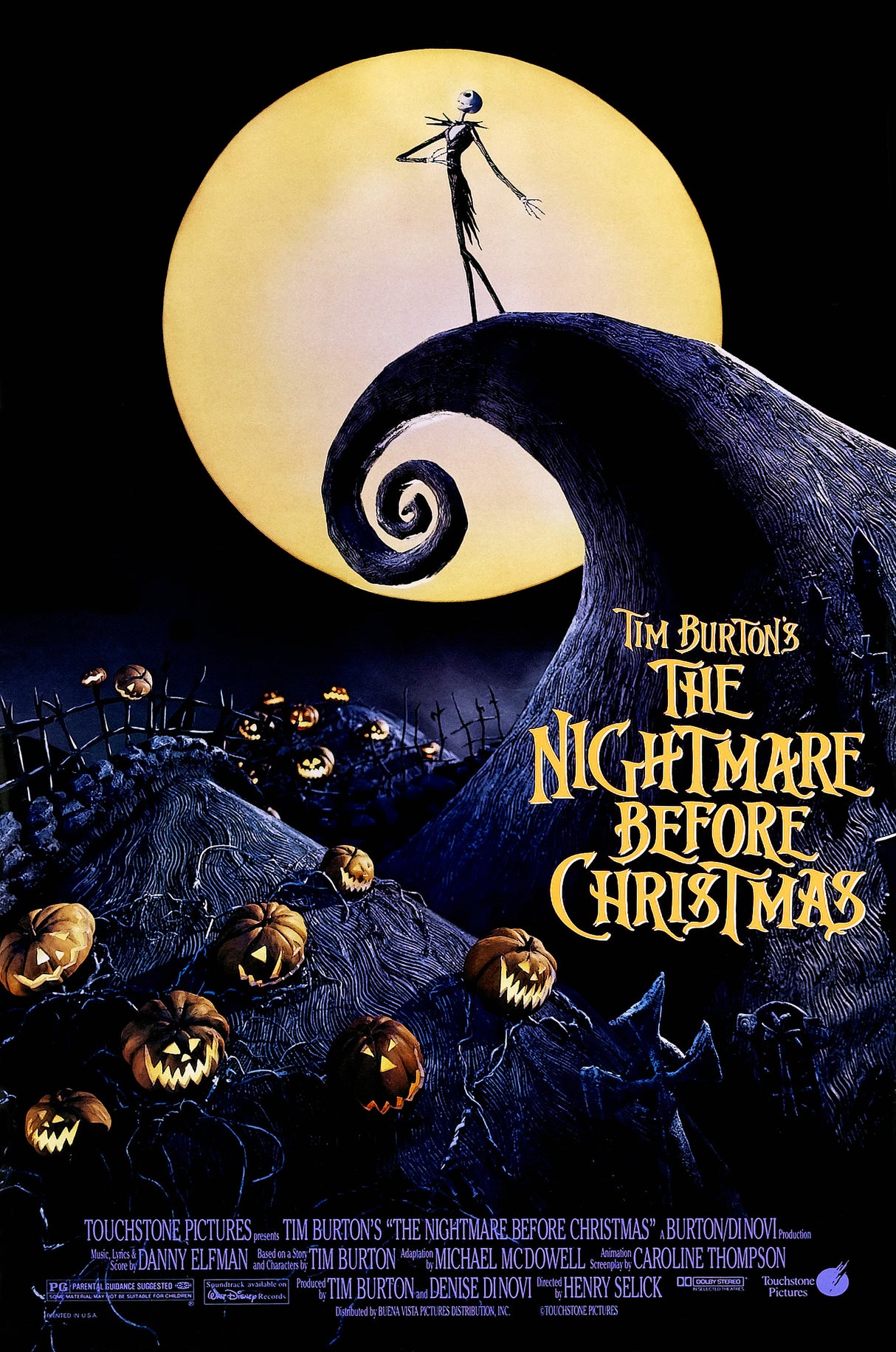 The Nightmare Before Christmas A2 Size Movie Poster-Pixel Demon