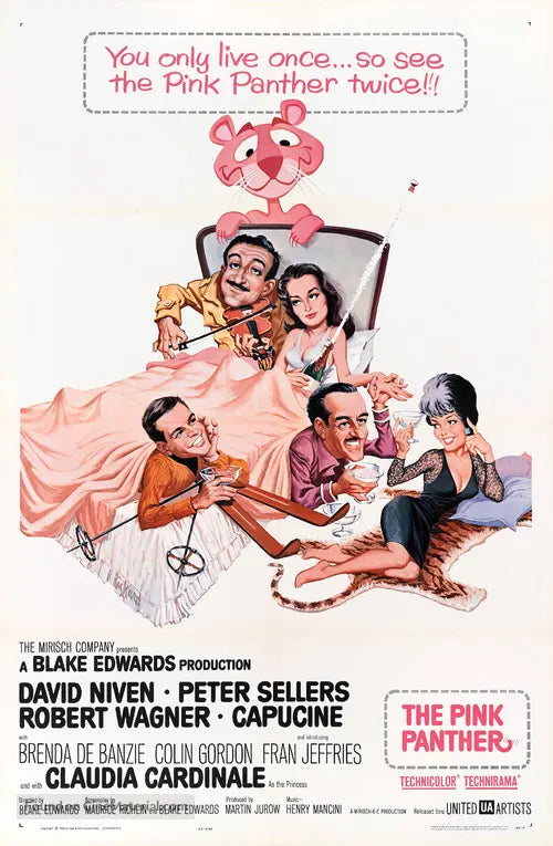 The Pink Panther A2 Movie Poster-Pixel Demon