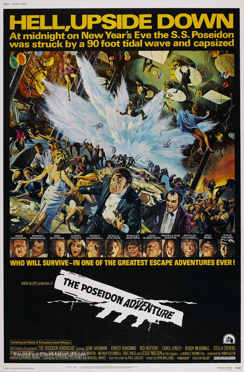 The Poseidon Adventure Cinema Movie Poster A2 Size