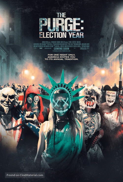 The Purge: Election Year A2 Movie Poster-Pixel Demon