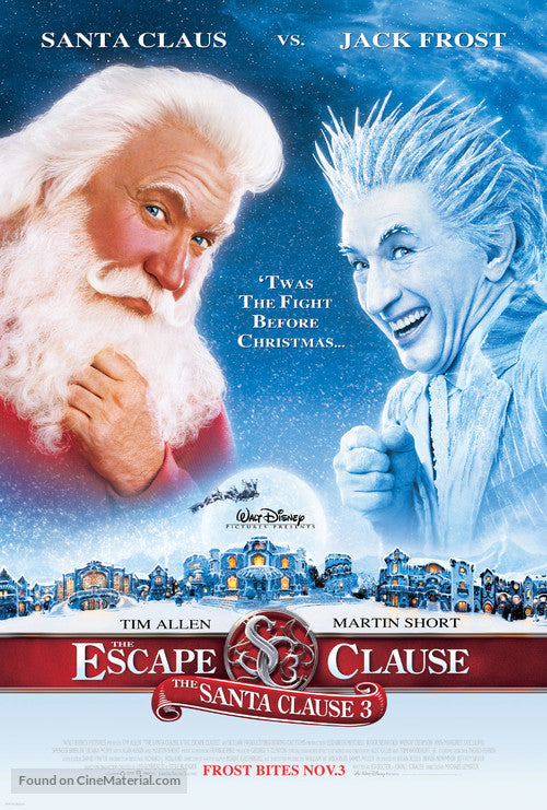 The Santa Clause 3: The Escape Clause Cinema Movie Poster A2 Size
