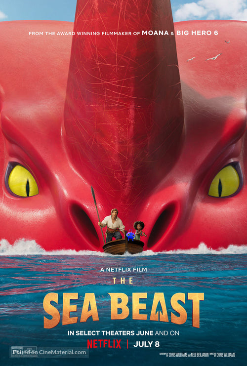The Sea Beast A2 Movie Poster-Pixel Demon