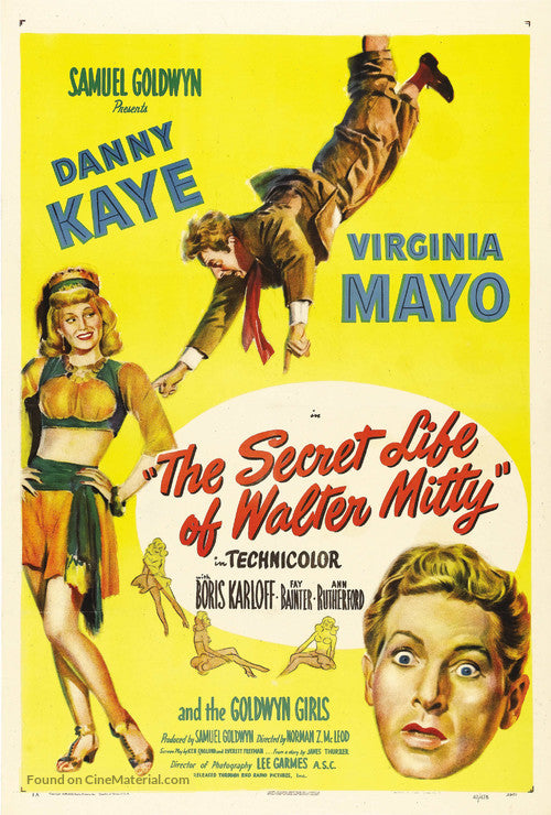 Pixel Demon The Secret Life of Walter Mitty Movie Poster A2 Size