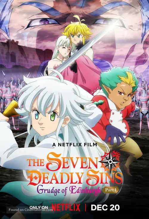 The Seven Deadly Sins: Grudge of Edinburgh Part 1 A2 Movie Poster-Pixel Demon
