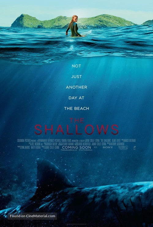 The Shallows Cinema Movie Poster A2 Size