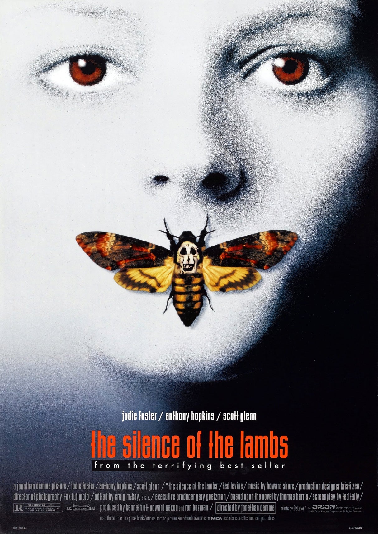 The Silence Of The Lambs A2 Size Movie Poster-Pixel Demon