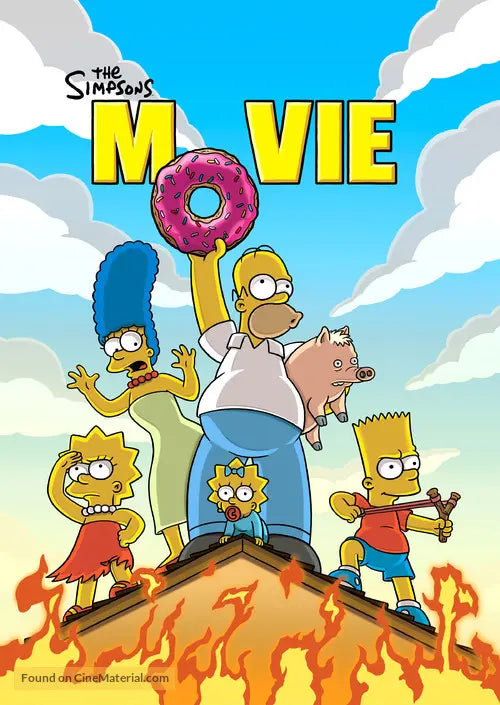 The Simpsons Movie A2 Movie Poster-Pixel Demon