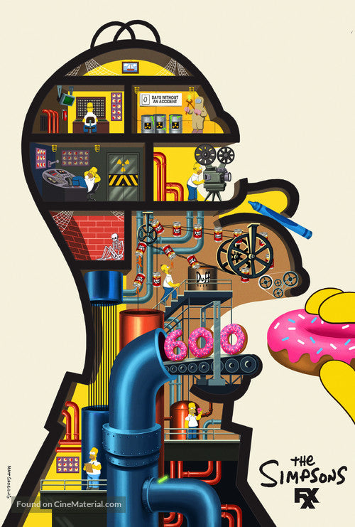 The Simpsons TV Series Poster A2 Size Version 8