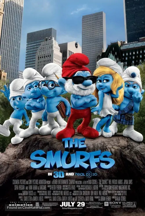 The Smurfs A2 Movie Poster-Pixel Demon