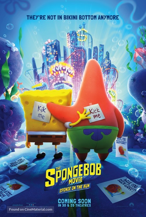 The SpongeBob Movie: Sponge on the Run A2 Movie Poster-Pixel Demon