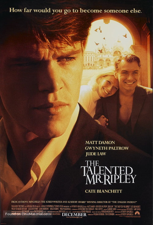 The Talented Mr. Ripley Cinema Movie Poster A2 Size
