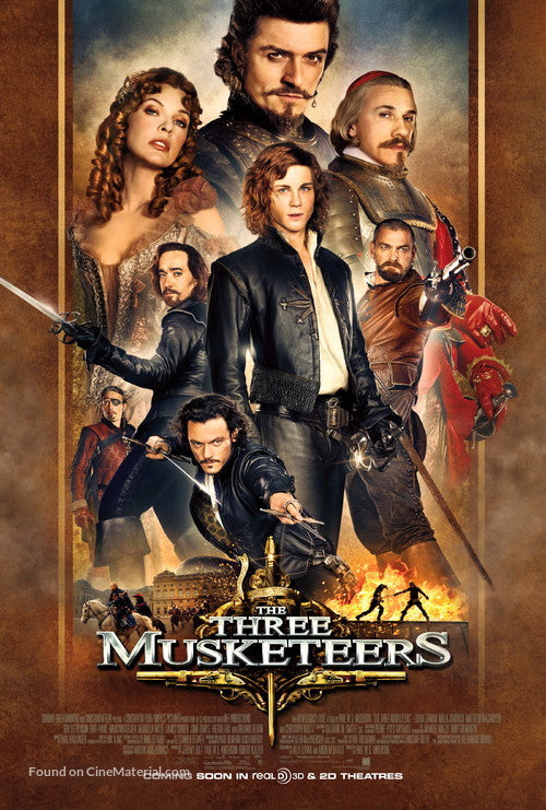 The Three Musketeers A2 Movie Poster-Pixel Demon