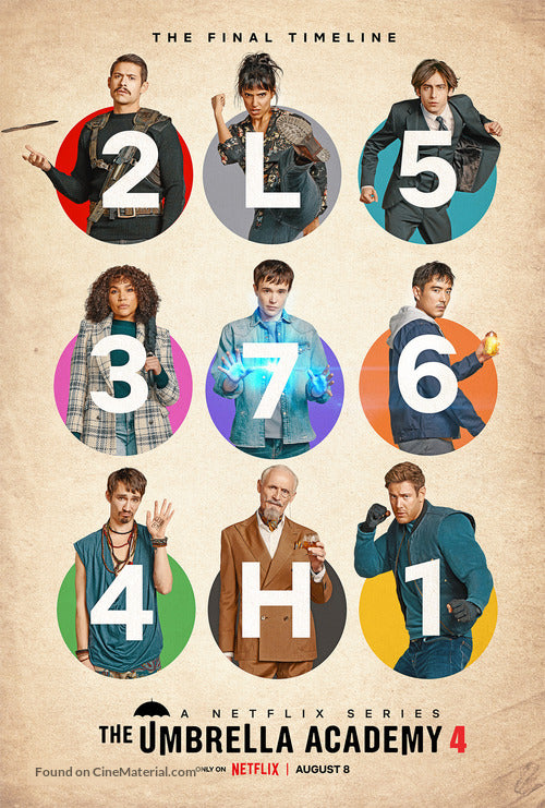 The Umbrella Academy TV Series Poster A2 Size Version 8