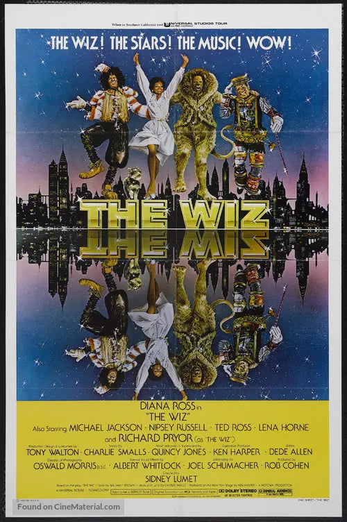 The Wiz Cinema Movie Poster A2 Size