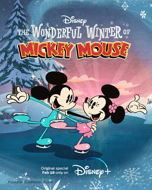 Pixel Demon The Wonderful Winter of Mickey Mouse Movie Poster A2 Size