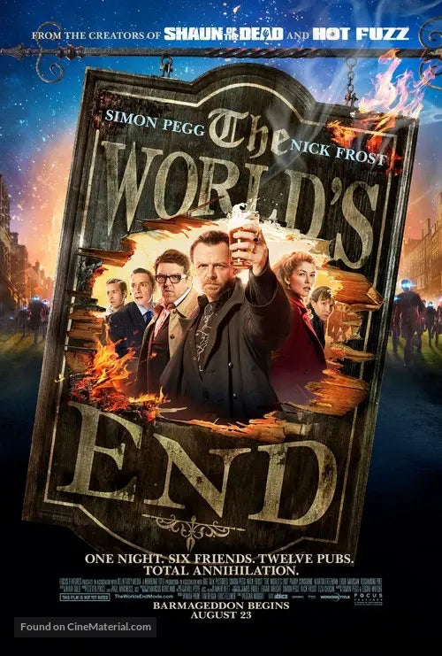 The World's End A2 Movie Poster-Pixel Demon