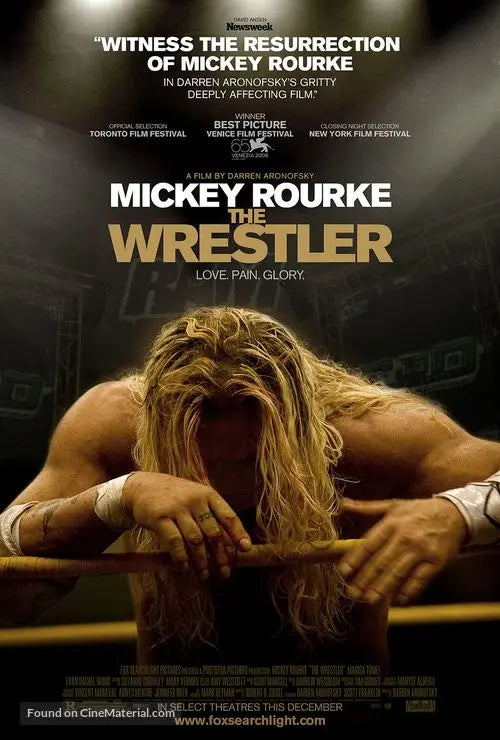 The Wrestler Cinema Movie Poster A2 Size